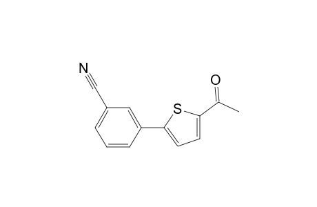 3-(5-Acetylthiophen-2-yl)benzonitrile