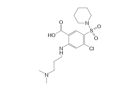 benzoic acid, 4-chloro-2-[[3-(dimethylamino)propyl]amino]-5-(1-piperidinylsulfonyl)-