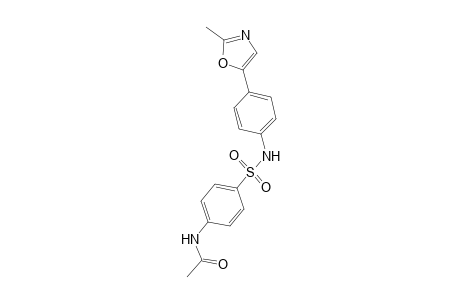 Acetamide, N-[4-[[[4-(2-methyl-5-oxazolyl)phenyl]amino]sulfonyl]phenyl]-