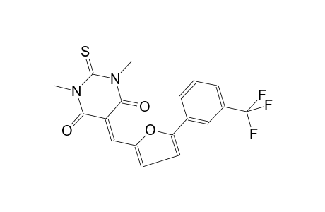 4,6(1H,5H)-pyrimidinedione, dihydro-1,3-dimethyl-2-thioxo-5-[[5-[3-(trifluoromethyl)phenyl]-2-furanyl]methylene]-
