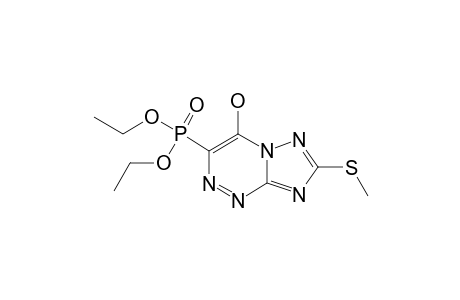 4-HYDROXY-7-METHYLMERCAPTO-[1,2,4]-TRIAZOLO-[3,2-C]-[1,2,4]-TRIAZIN-3-YL-PHOSPHONIC-ACID-DIETHYLESTER