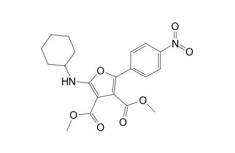 2-(Cyclohexylmethyl)-5-(4-nitrophenyl)furan-3,4-dicarboxylic Acid Dimethyl Ester