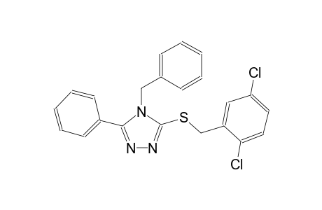 4H-1,2,4-triazole, 3-[[(2,5-dichlorophenyl)methyl]thio]-5-phenyl-4-(phenylmethyl)-