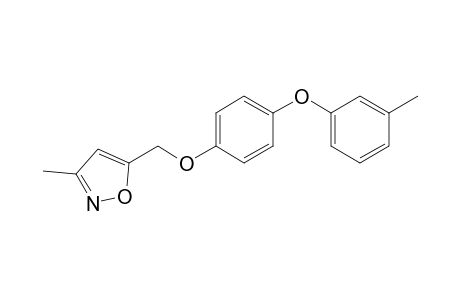 Isoxazole, 3-methyl-5-[[4-(3-methylphenoxy)phenoxy]methyl]-
