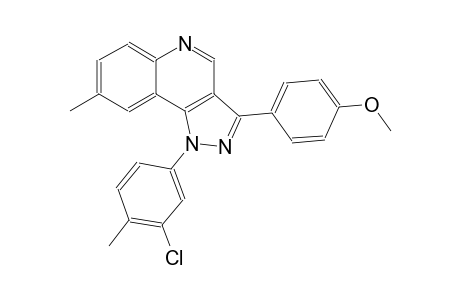 1-(3-chloro-4-methylphenyl)-3-(4-methoxyphenyl)-8-methyl-1H-pyrazolo[4,3-c]quinoline