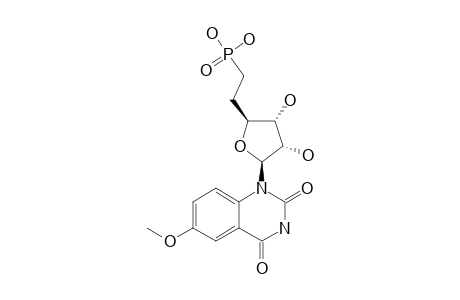 [2-[(2R,3S,4R,5R)-3,4-DIHYDROXY-5-(6-METHOXY-2,4-DIOXO-3,4-DIHYDROQUINAZOLIN-1(2H)-YL)-TETRAHYDROFURAN-2-YL]-ETHYL]-PHOSPHONIC-ACID