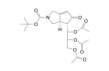 (3aR,4S)-4-(Tri-O-acetyl-D-erythro-triol-1-yl)-2-(tert-butoxycarbonylamine)-2,3,3a,4-tetrahydro-1H-cyclopenta[c]pyrrole-5-one