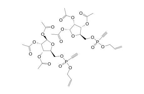 2,3-O,O-TRIACETYL-5-O-(ALLYL-ETHYNEPHOSPHONYL)-D-RIBOFURANOSIDE