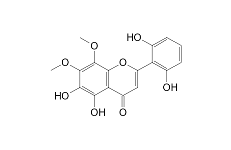 5,6,2',6'-Tetrahydroxy-7,8-dimethoxyflavone
