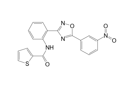 N-{2-[5-(3-nitrophenyl)-1,2,4-oxadiazol-3-yl]phenyl}thiophene-2-carboxamide