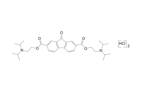 9-oxofluorene-2,7-dicarboxylic acid, bis[2-(diisopropylamino)ethyl]ester, dihydrochloride