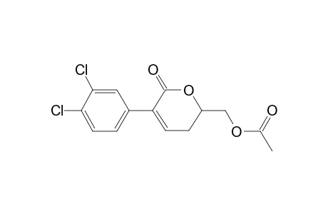[5-(3,4-dichlorophenyl)-6-oxidanylidene-2,3-dihydropyran-2-yl]methyl ethanoate