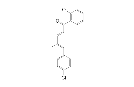(2E,4E)-5-(4-chlorophenyl)-1-(2-hydroxyphenyl)-4-methylpenta-2,4-dien-1-one