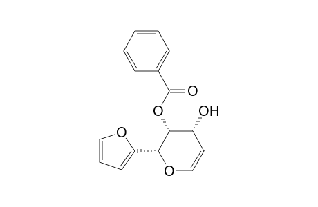 2H-Pyran-3,4-diol, 2-(2-furanyl)-3,4-dihydro-, 3-benzoate, (2.alpha.,3.alpha.,4.alpha.)-(.+-.)-