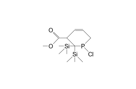 1-Chloro-3-methoxycarbonyl-2,2-bis(trimethylsilyl)-1,2,3,6-tetrahydro-phosphorin