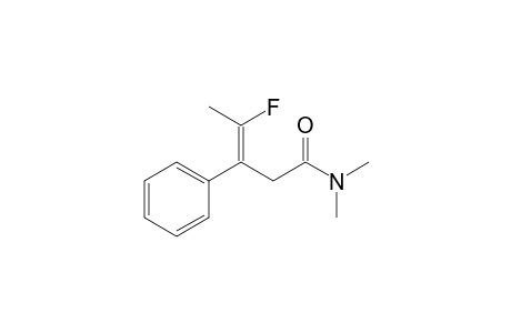 4-Fluoro-N,N-dimethyl-3-phenylpent-3-enamide