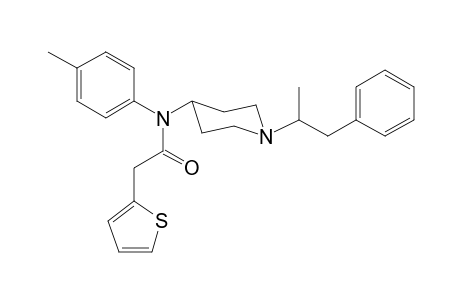 N-4-Methylphenyl-2-(thiophen-2-yl)-N-[1-(1-phenylpropan-2-yl)piperidin-4-yl]acetamide