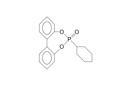 6-Cyclohexyl-dibenzo(D,F)(1,3,2)dioxaphosphepin 6-oxide