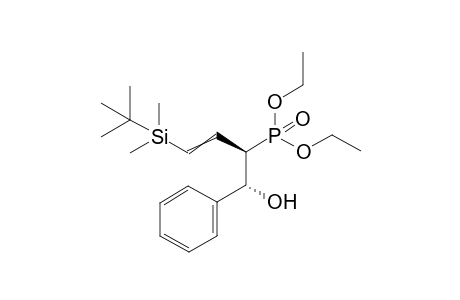 Erythro-3-(tert-Butyldimethylsilanyl)-1-hydroxylphenylmethyl-allyl-phosphonic Acid Diethyl Ester