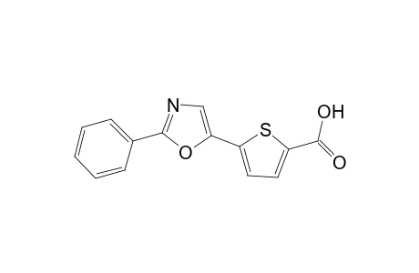5-(2-phenyl-1,3-oxazol-5-yl)thiophene-2-carboxylic acid