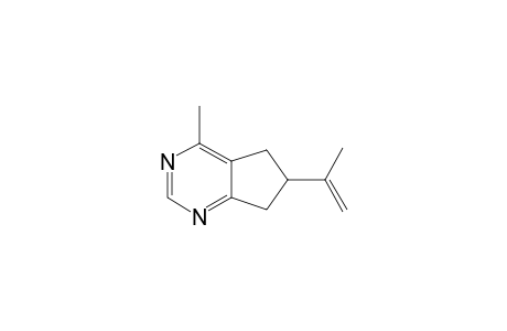 4-Methyl-6-(1-methylethenyl)-6,7-dihydro-5H-cyclopenta[d]pyrimidine