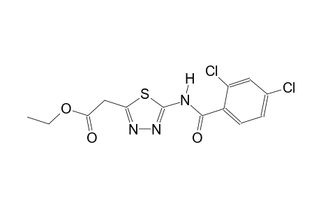 ethyl {5-[(2,4-dichlorobenzoyl)amino]-1,3,4-thiadiazol-2-yl}acetate