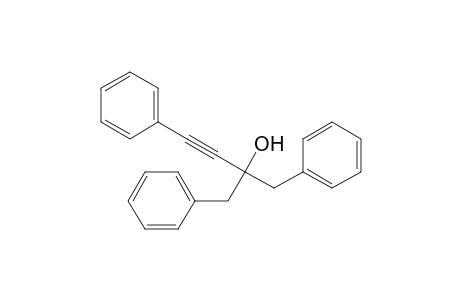 1,4-Diphenyl-2-(phenylmethyl)-3-butyn-2-ol