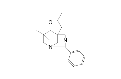 5-methyl-2-phenyl-7-propyl-1,3-diazatricyclo[3.3.1.1~3,7~]decan-6-one