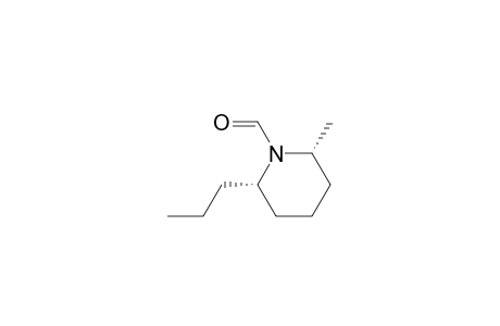 1-Piperidinecarboxaldehyde, 2-methyl-6-propyl-, cis-(.+-.)-
