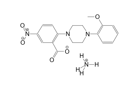 ammonium 2-(4-(2-methoxyphenyl)piperazin-1-yl)-5-nitrobenzoate