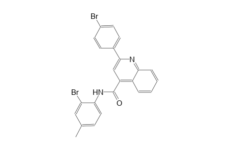 N-(2-bromo-4-methylphenyl)-2-(4-bromophenyl)-4-quinolinecarboxamide