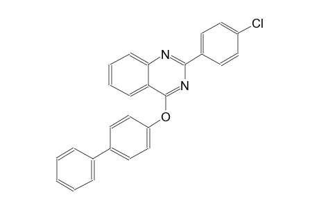 [1,1'-biphenyl]-4-yl 2-(4-chlorophenyl)-4-quinazolinyl ether