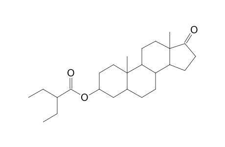 Androstan-17-one, 3-hydroxy-, (3.alpha.,5.beta.)-, 2-ethylbutyrate