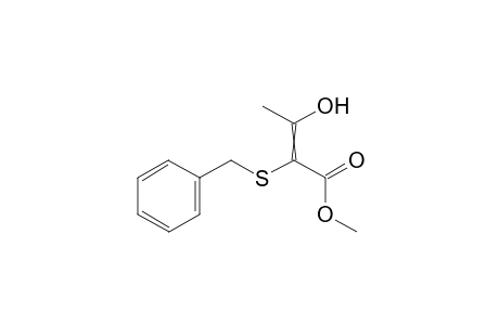 methyl 2-benzylsulfanyl-3-hydroxy-but-2-enoate