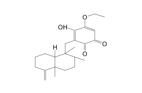 3,5-CYCLOHEXADIENE-1,2-DIONE, 3-[(DECAHYDRO-1,2,4A-TRIMETHYL-5-METHYLENE-1-NAPHTENYL)METHYL]-5-ETHOXY-4-HYDROXY-