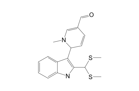 6-(2-[BIS-(METHYLTHIO)-METHYL]-3-INDOLYL)-1-METHYL-1,6-DIHYDROPYRIDINE-3-CARBALDEHYDE