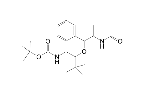 N-{2-[1'-(t-Butoxycarbonylamino)methyl]-2',2'-dimethylpropoxy]-1-methyl-2-phenylethyl]ormamide