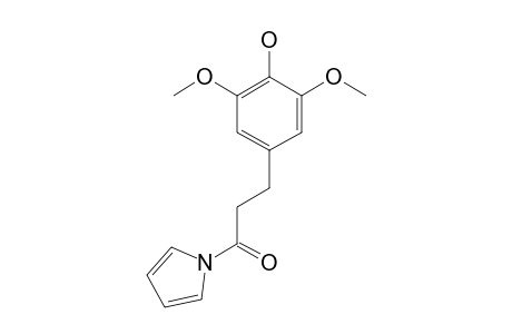 3-(4-HYDROXY-3,5-DIMETHOXYPHENYL)-PROPANOYLPYRROLE