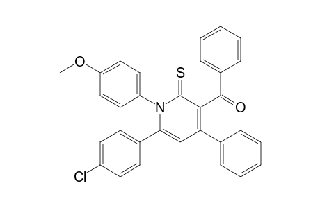 3-Benzoyl-6-(4-chlorophenyl)-1-(4-methoxyphenyl)-4-phenyl-2(1H)-pyridinethione