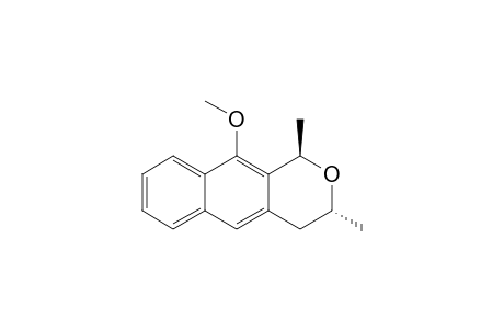 trans-3,4-Dihydro-10-methoxy-1,3-dimethyl-1H-naphtho[2,3-c]pyran