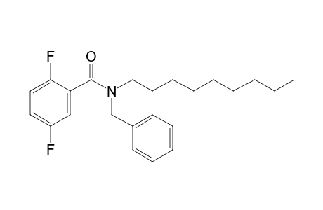 Benzamide, 2,5-difluoro-N-benzyl-N-nonyl-