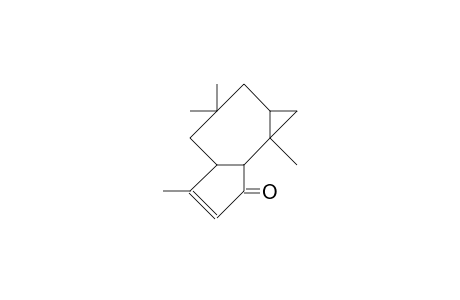 2,6,6,9-Tetramethyl-tricyclo(6.3.0.0/2,4/)undec-9-en-11-one
