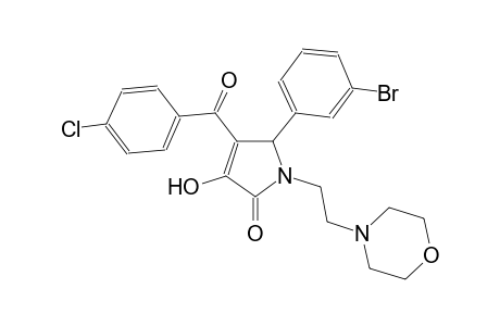 5-(3-bromophenyl)-4-(4-chlorobenzoyl)-3-hydroxy-1-[2-(4-morpholinyl)ethyl]-1,5-dihydro-2H-pyrrol-2-one