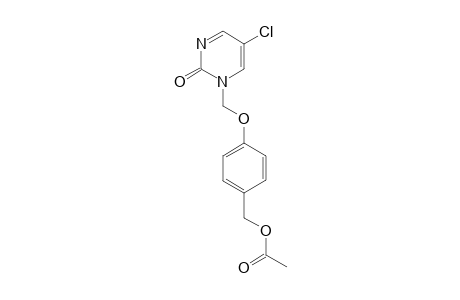 1-{[(4'-Acetoxymethyl)phenoxy]methyl}-5-chloro-2(1H)-pyrimidine