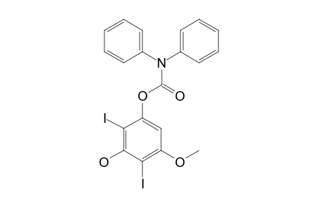 5-(N,N-Diphenylcarbamoyloxy)-2,6-diiodo-3-methoxyphenol