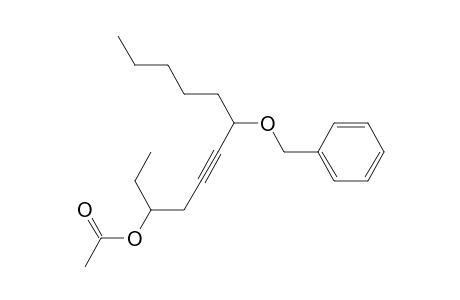 7-(Benzyloxy)dodec-5-yn-3-yl acetate