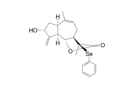 3.alpha.-hydroxy-11.beta.-(phenylseleno)guaia-4(15),9-dieno-12,6.alpha.-lactone