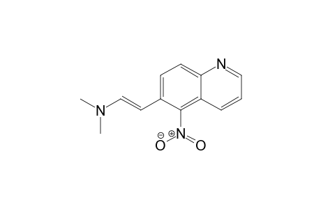 (trans)-6-[.beta.-(Dimethylamino)vinyl]-5-nitroquinoline