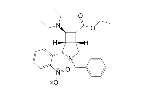 Ethyl-3-benzyl-7-exo-N,N-diethylamino-2-exo-o-nitrophenyl-3-azabicyclo[3.2.0]heptane-6-endo-carboxylate