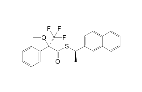 (S)-S-((R)-1-(naphthalen-2-yl)ethyl) 3,3,3-trifluoro-2-methoxy-2-phenylpropanethioate